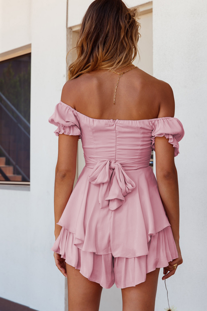 Boho Off Stylish Shoulder Romper