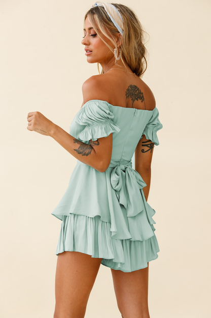 Boho Off Stylish Shoulder Romper