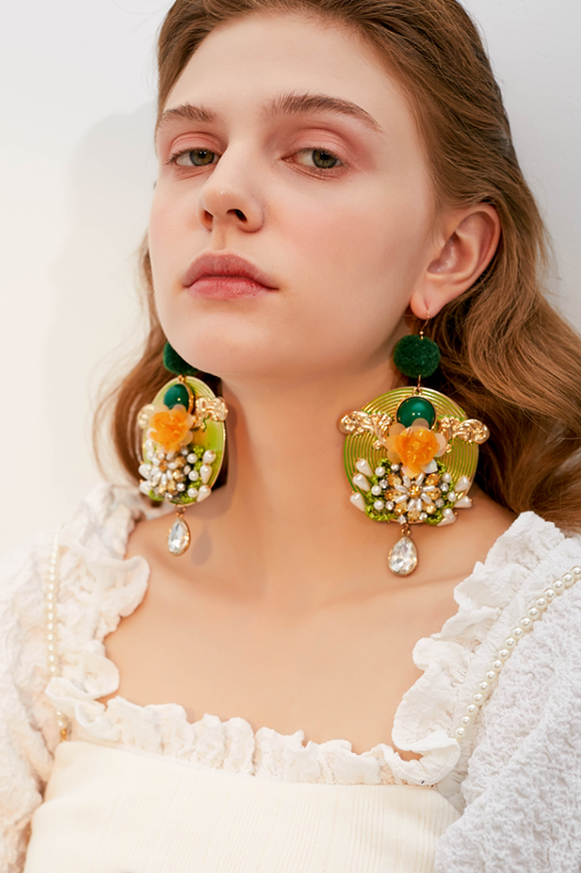 Bohemian Elegant Flower Earrings