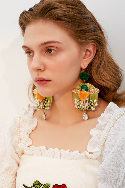 Bohemian Elegant Flower Earrings