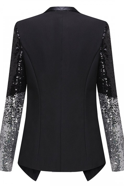 Blazer With Stylish Sequins Sleeve