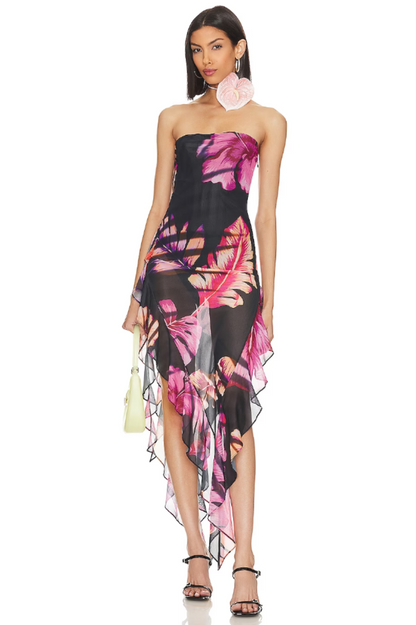 Atlas Tropical Stylish Leaf Dress