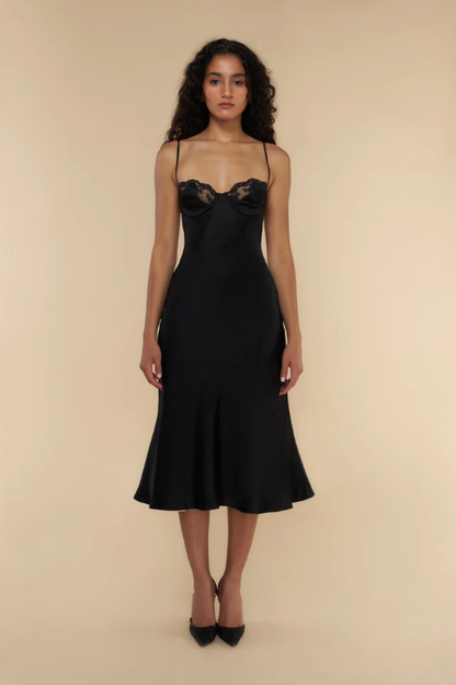 Ballet Elegant Dress Noir