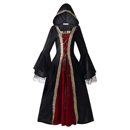 Velvet Medieval Victorian Cosplay Retro Gown Fancy Long Dress