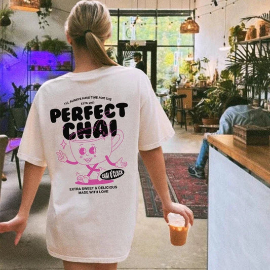 Throwback Chai Tea Cartoon Tee