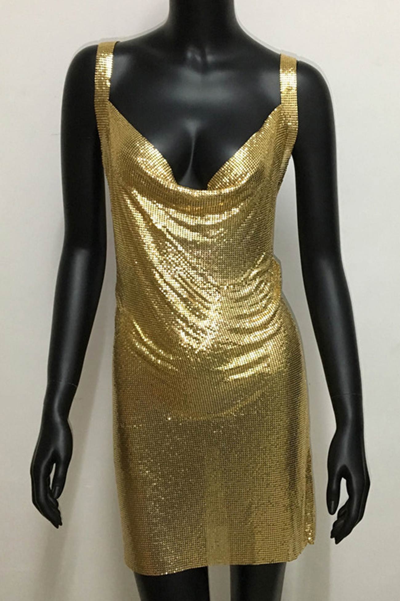 Sparkling Rhinestone Cami Dress