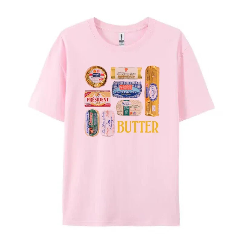 Retro Butter Stylish Graphic T-Shirt