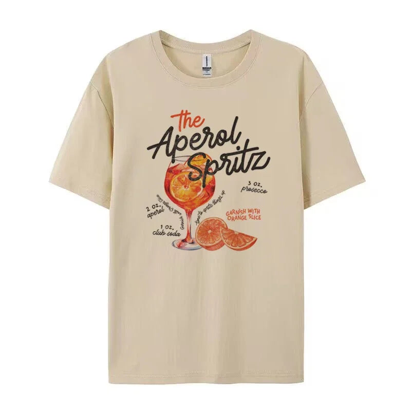 Aperol Spritz Retro Charming Cocktail Graphic Tees