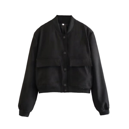 ADANNA Elegant BOMBER JACKET