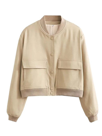 ADANNA Elegant BOMBER JACKET