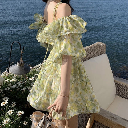 beach outfits floral Trendy fairy boho dresses