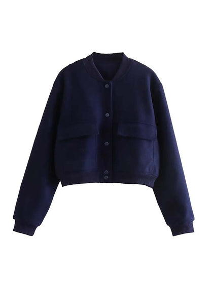 ADANNA Elegant BOMBER JACKET