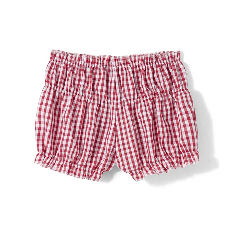 Cosybreezee - Sweetheart Plaid Ruffle Shorts