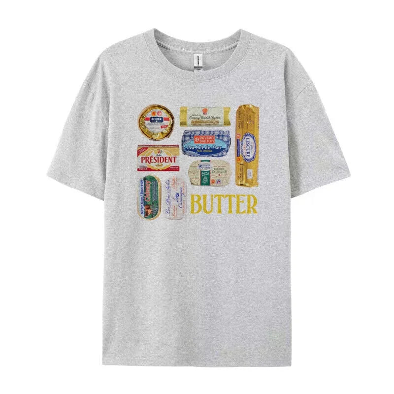 Retro Butter Stylish Graphic T-Shirt