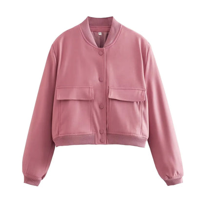 ADANNA Elegant BOMBER JACKET