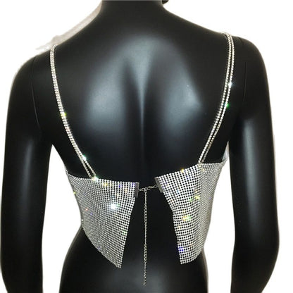 AVA Elegant RHINESTONE TOP