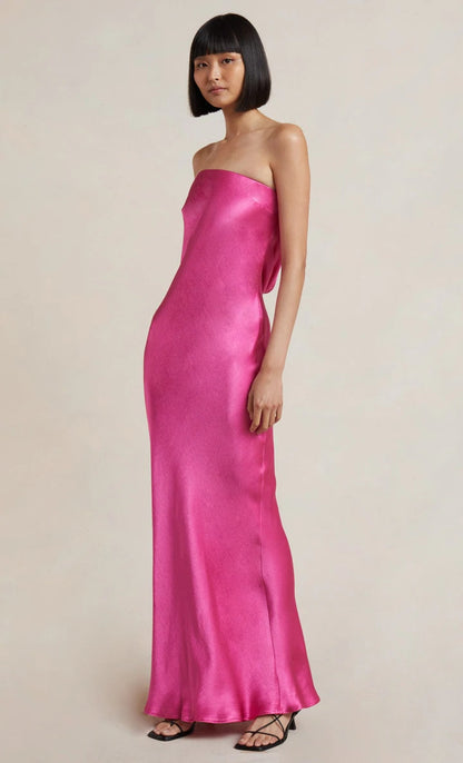 Satin Tube Stylish Maxi Dress