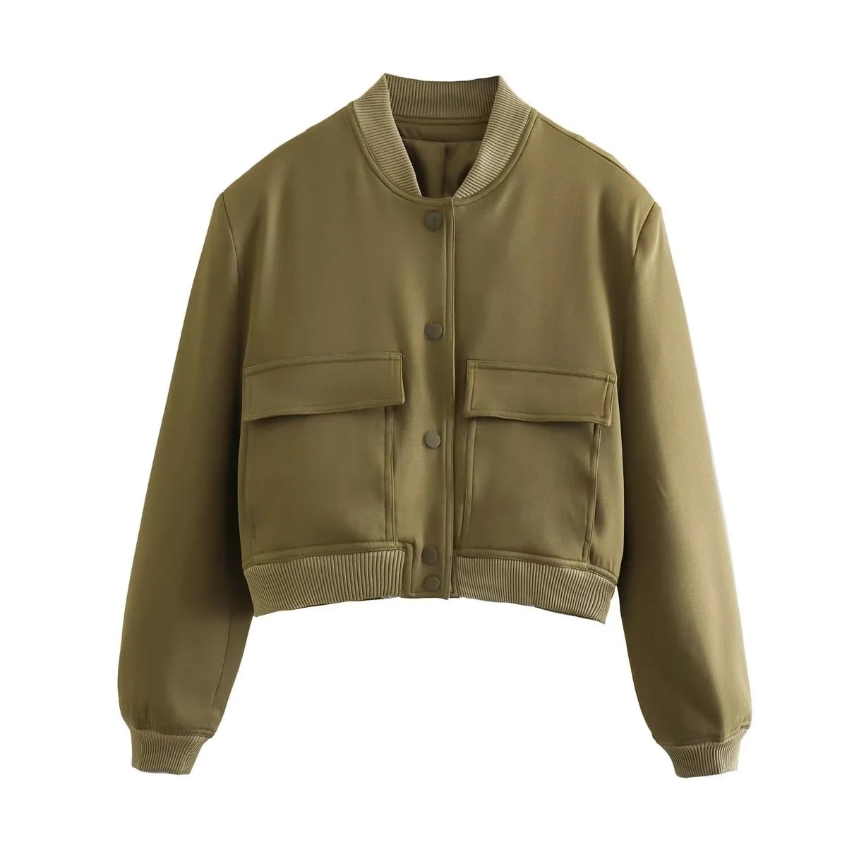 ADANNA Elegant BOMBER JACKET