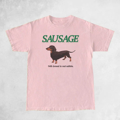 Sausage Dog Stylish Print T Shirt