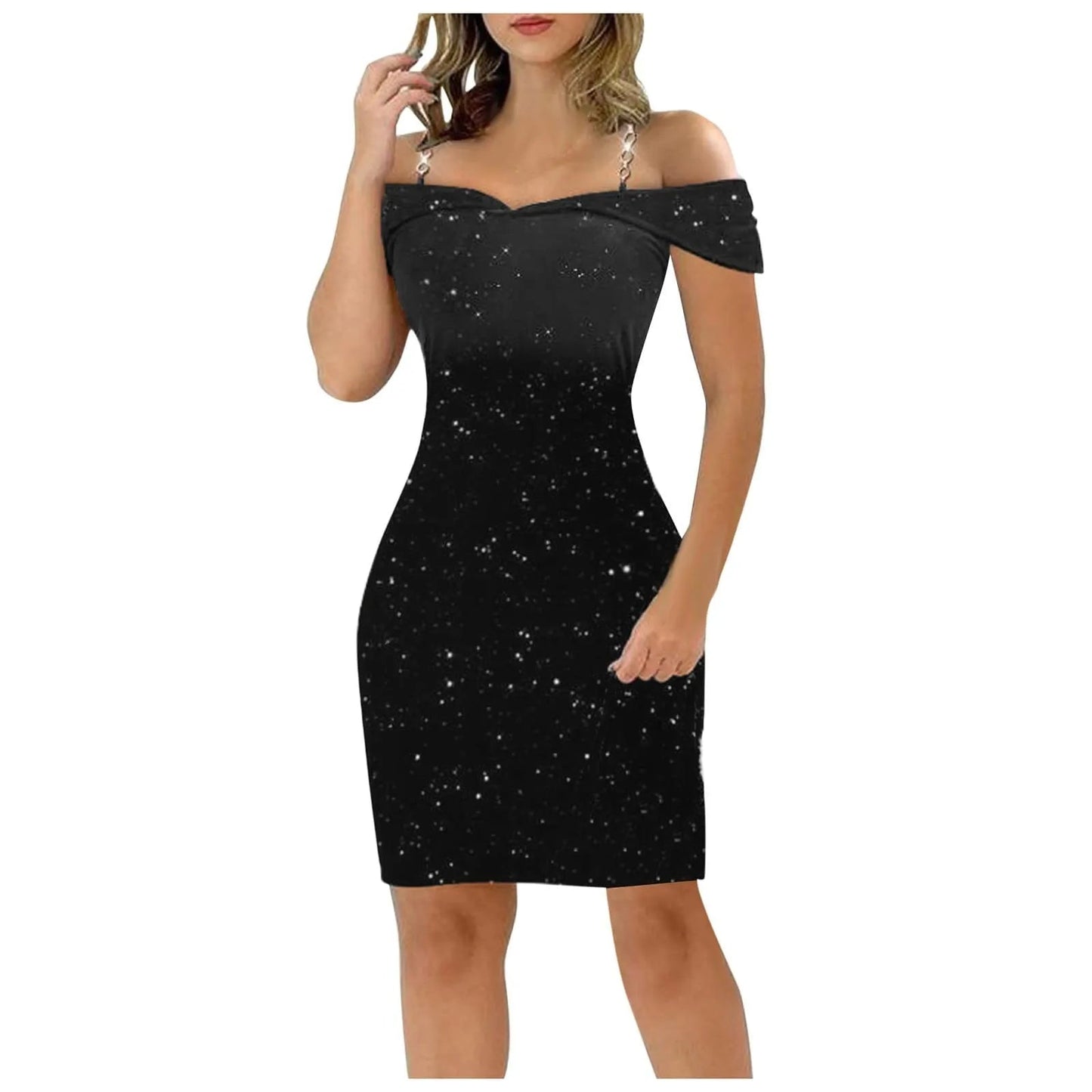 Sexy Off Shoulder Bodycon Formal Summer Slim Fit Party Club Evening Christmas Party Dress