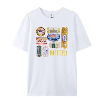 Retro Butter Stylish Graphic T-Shirt