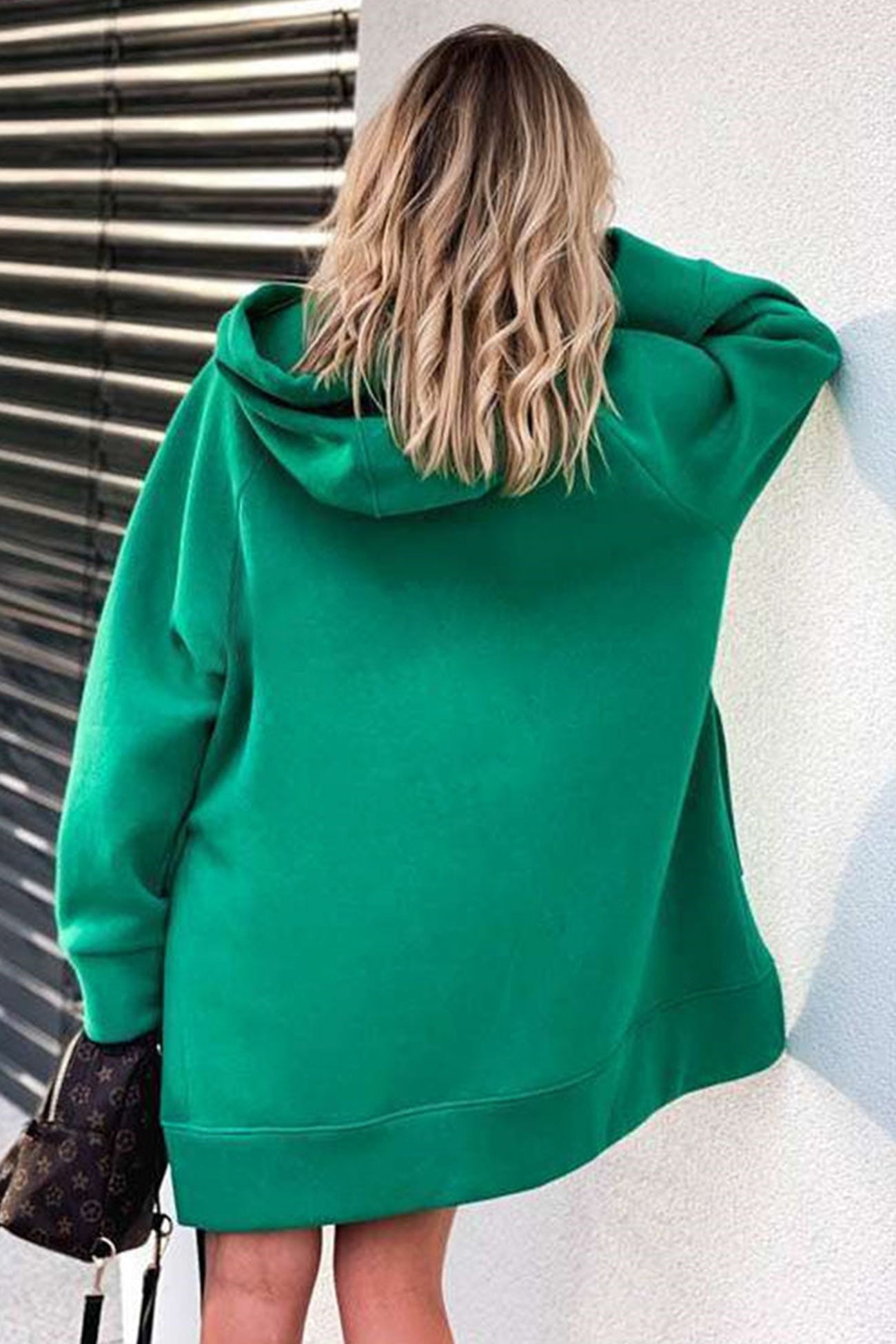 Slit Hem Hoodie