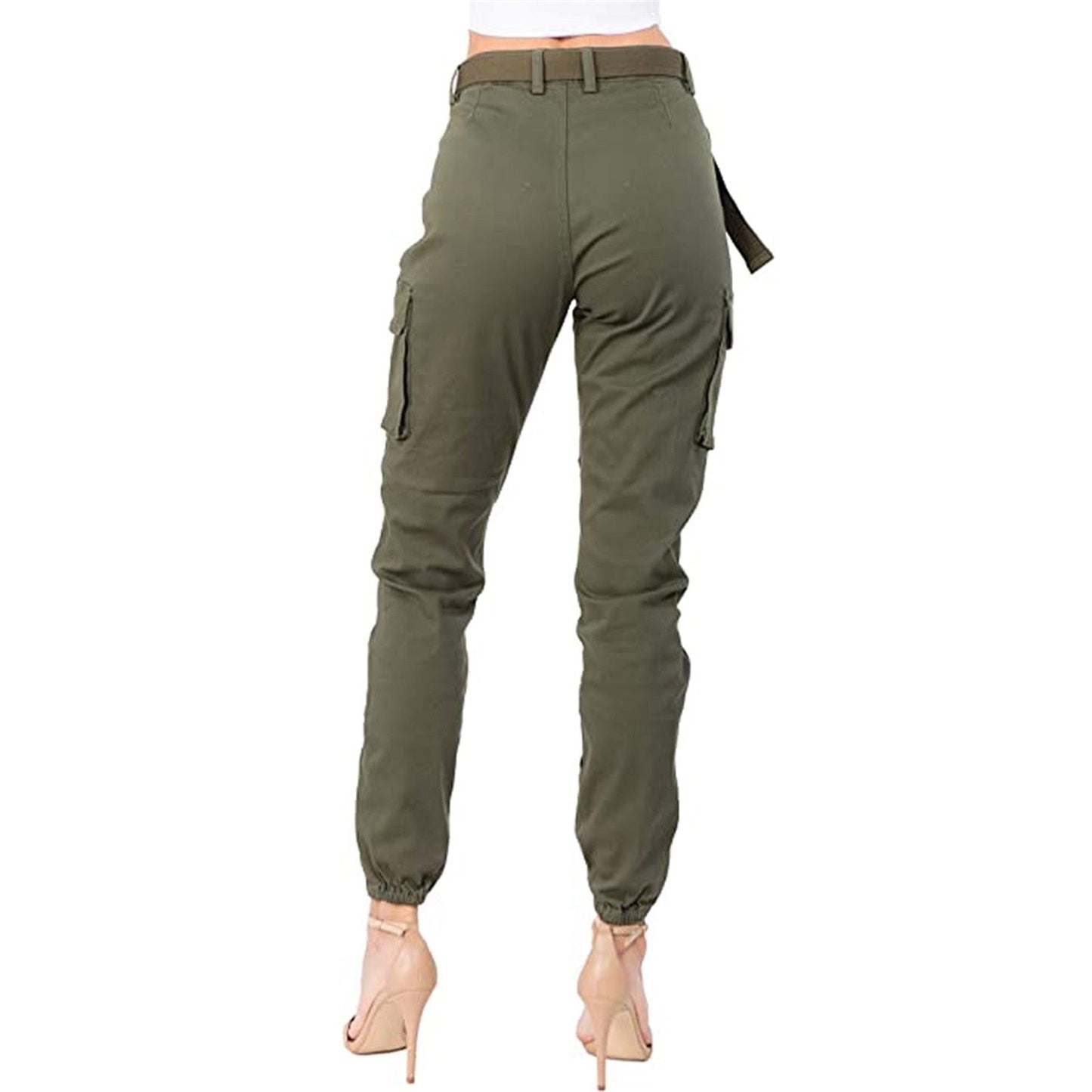 Solid Pants With Belt Wide Pants Pantalones