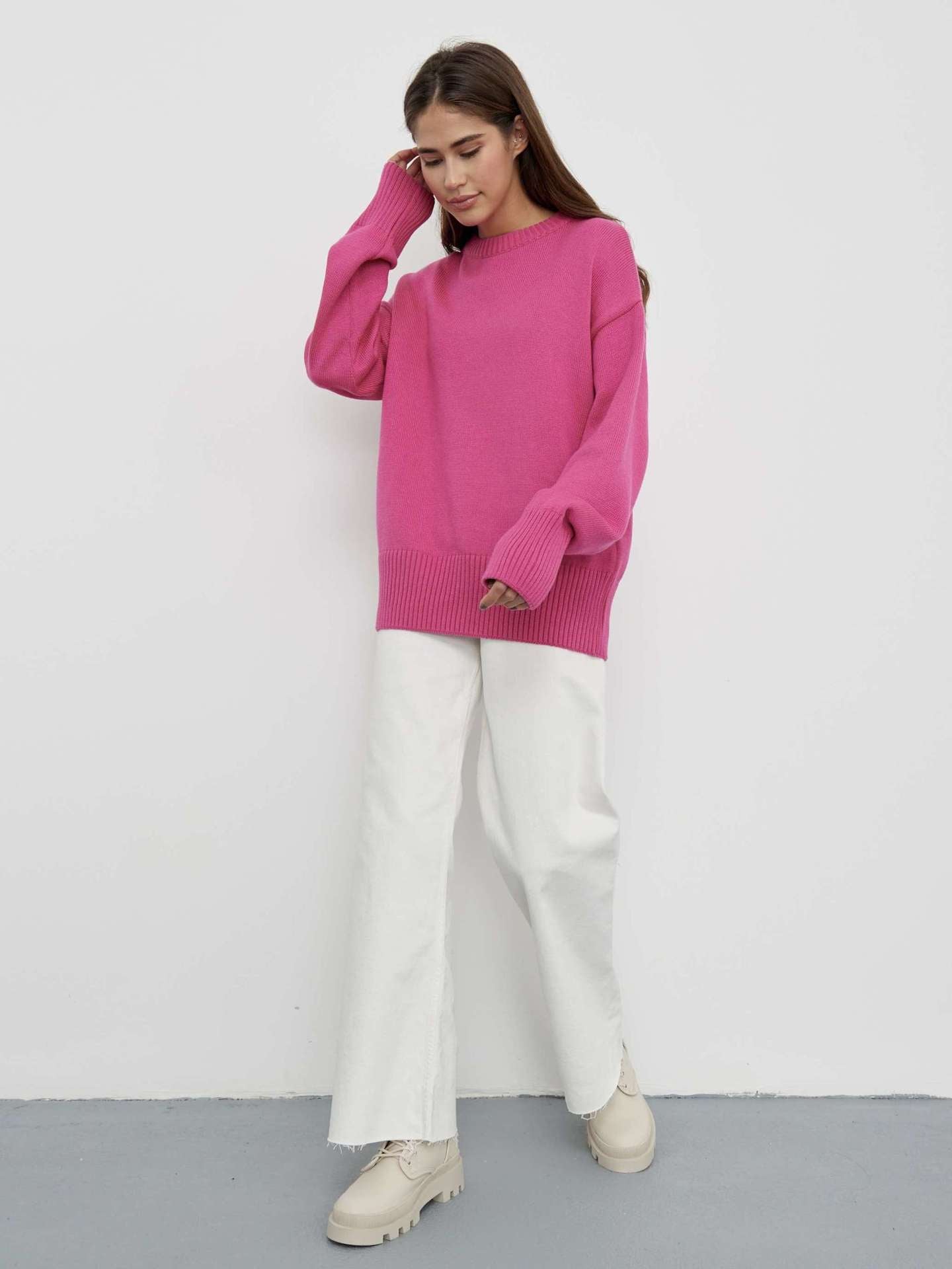 Cosybreezee - Audrey O Neck Oversized Casual Women Sweater