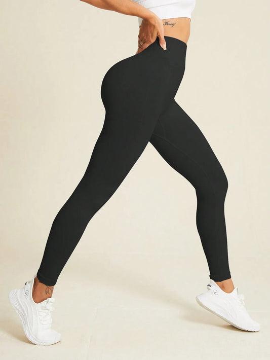 Seamless Yoga Sports Stretchy High Waist Fitness Sports Activewear Leggings