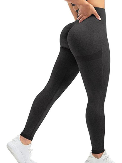 Seamless High Waist Push Up Sexy Gym Black Sports Leggings