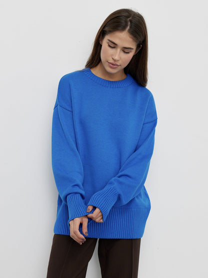 Cosybreezee - Audrey O Neck Oversized Casual Women Sweater