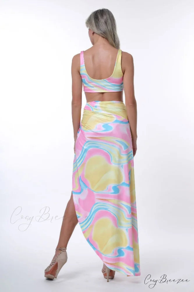 A In Girls Charming Cover Up Set