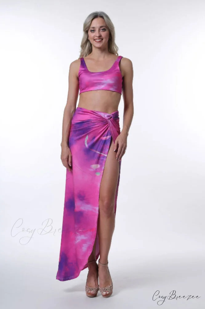 A In Girls Charming Cover Up Set S / 4#