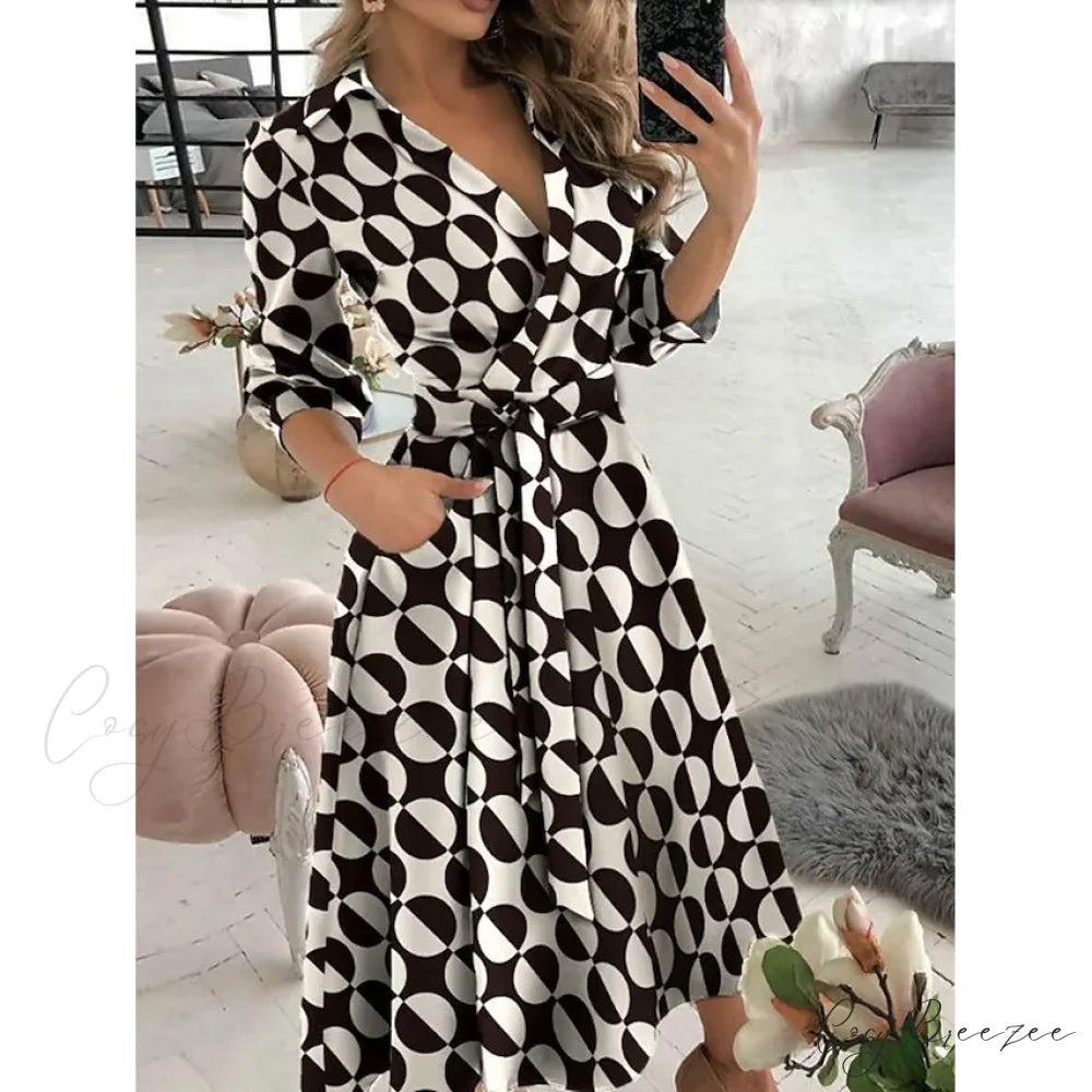 A Line Dress for Women Big Wave Point / S