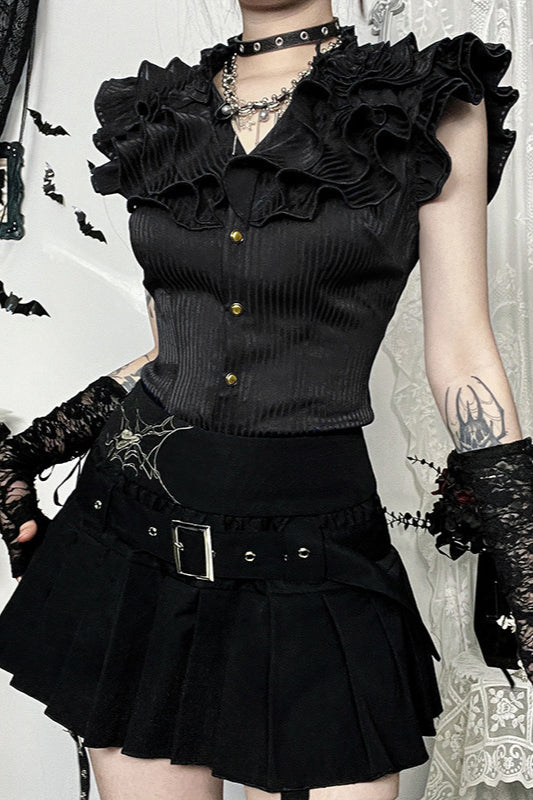 Subculture Style High Rise Skirt