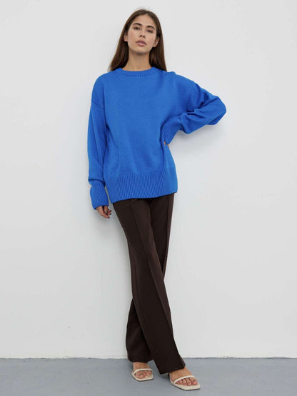 Cosybreezee - Audrey O Neck Oversized Casual Women Sweater