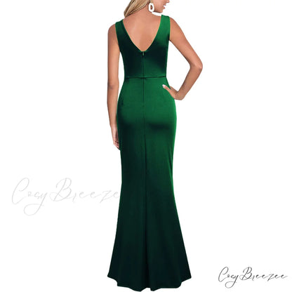 Adeline Formal Stylish Satin Dress