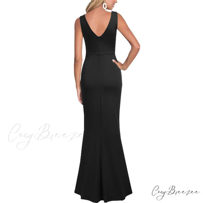 Adeline Formal Stylish Satin Dress