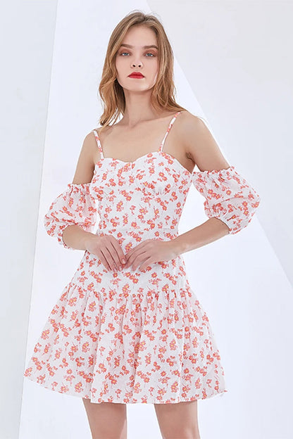 Adorable Charm Graceful Floral Mini Dress