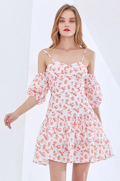 Adorable Charm Graceful Floral Mini Dress