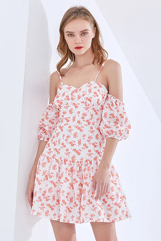 Adorable Charm Graceful Floral Mini Dress