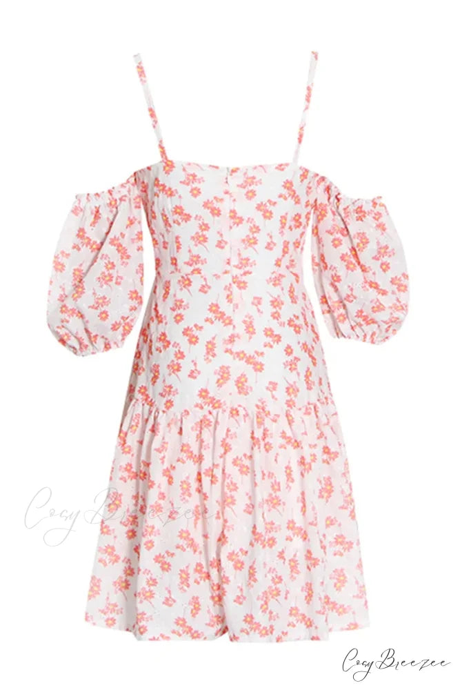 Adorable Charm Graceful Floral Mini Dress