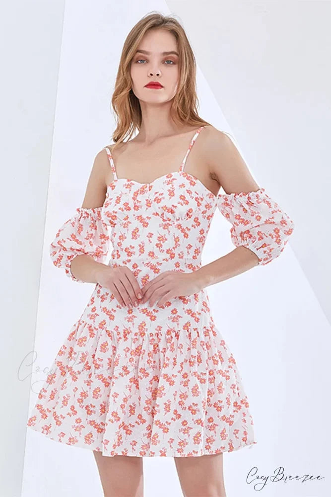 Adorable Charm Graceful Floral Mini Dress