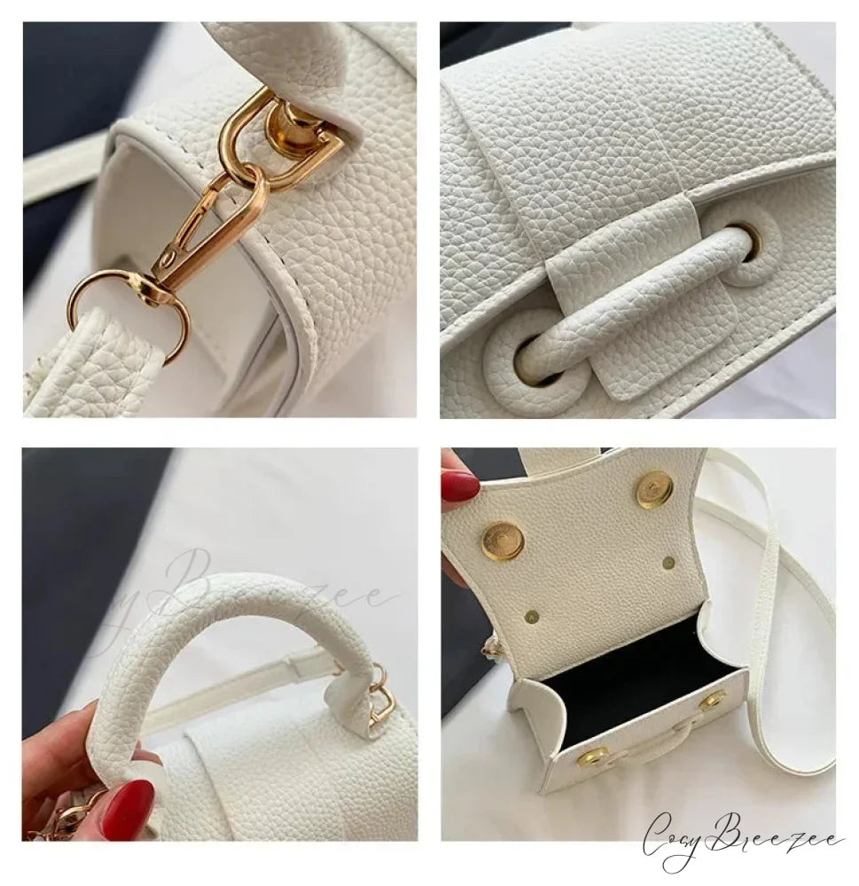 Advanced Solid Shoulder Clutch Mini Purse Handbag handbag-250126