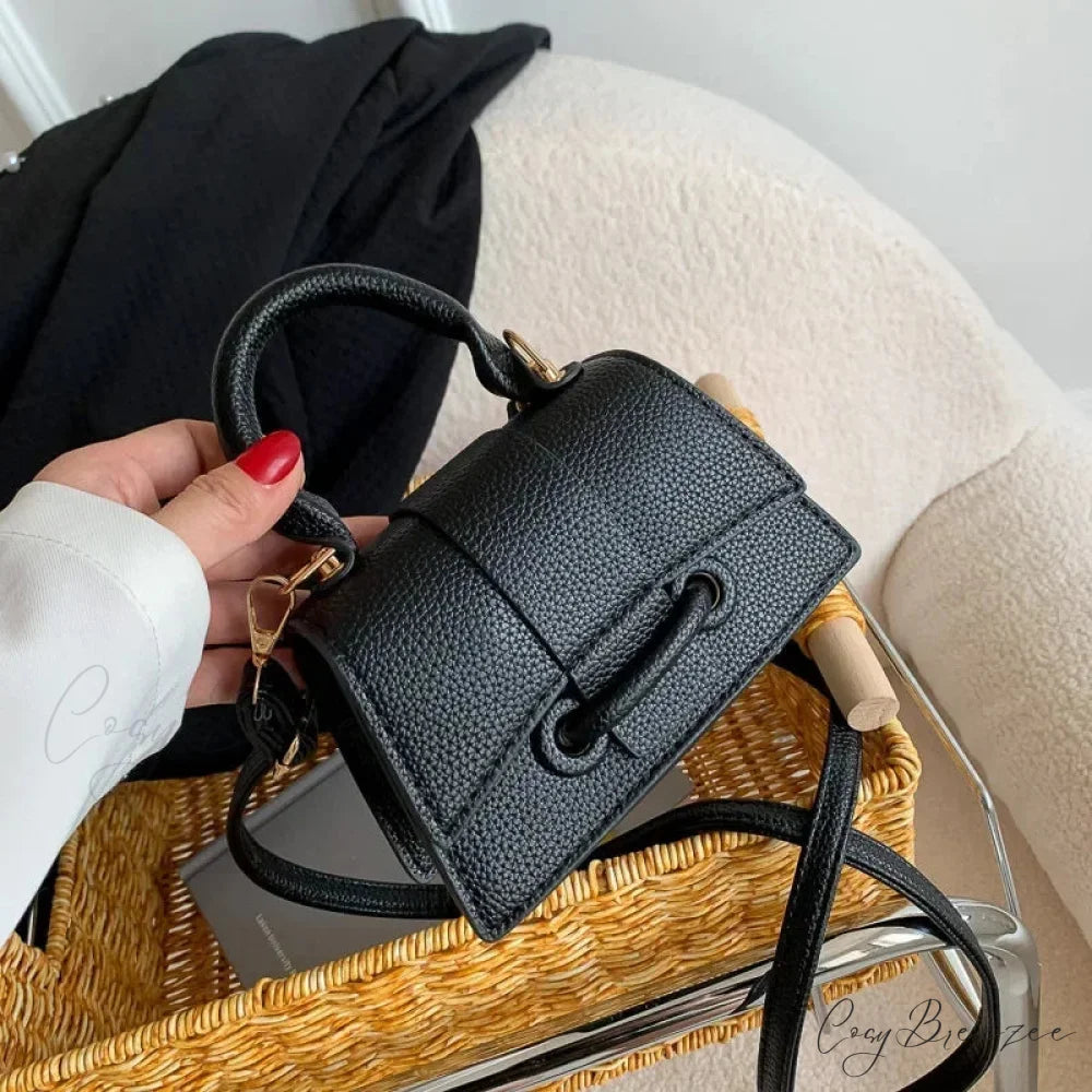 Advanced Solid Shoulder Clutch Mini Purse Handbag handbag-250126