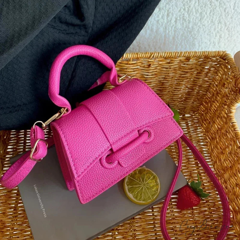 Advanced Solid Shoulder Clutch Mini Purse Handbag handbag-250126