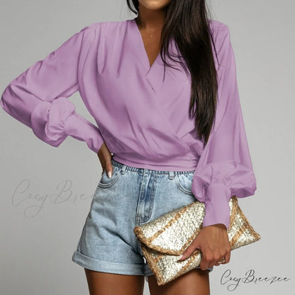 Alana Women’s Blouse Purple / S