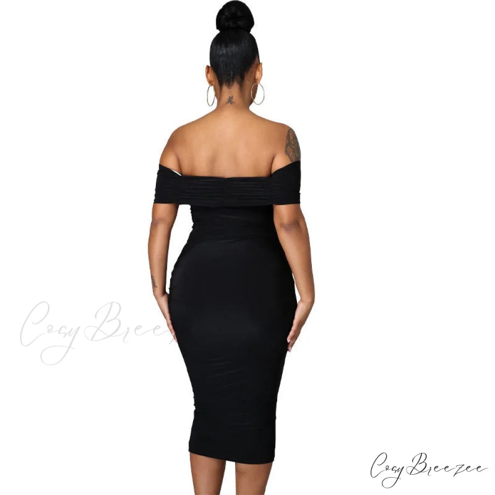 Alani Formal Off Charming The Shoulder Dress