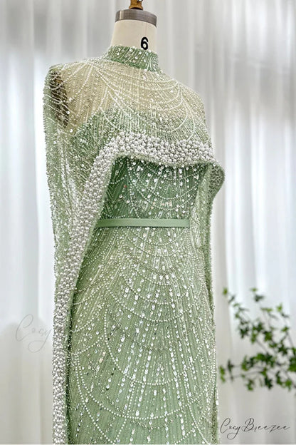 Alexandra Pearl Graceful Embellished Maxi Dress