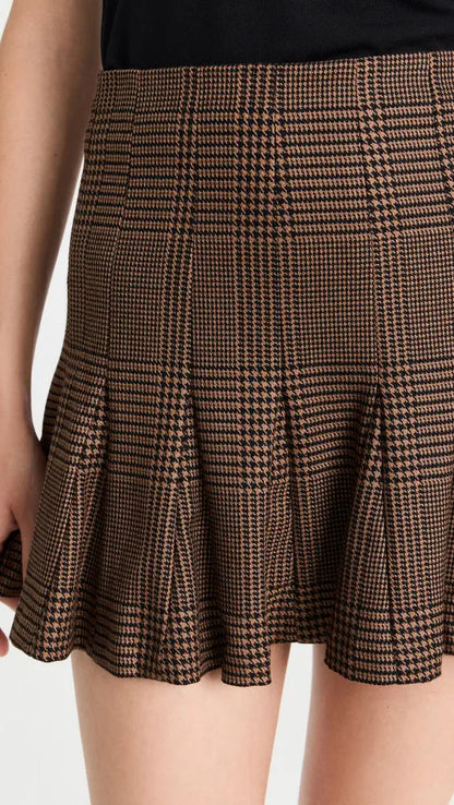 Alice + Olivia Plaid Graceful Blazer And Skirt Set